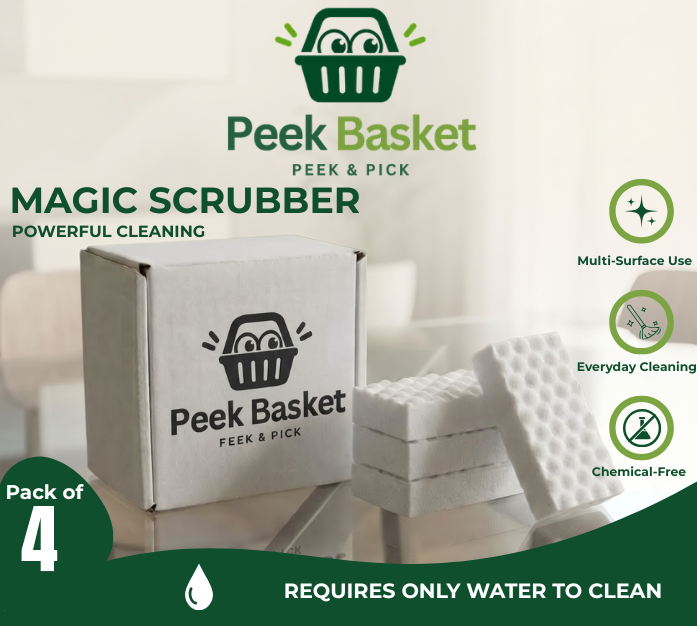 Peek Basket Magic Scrubber – Pack of 4